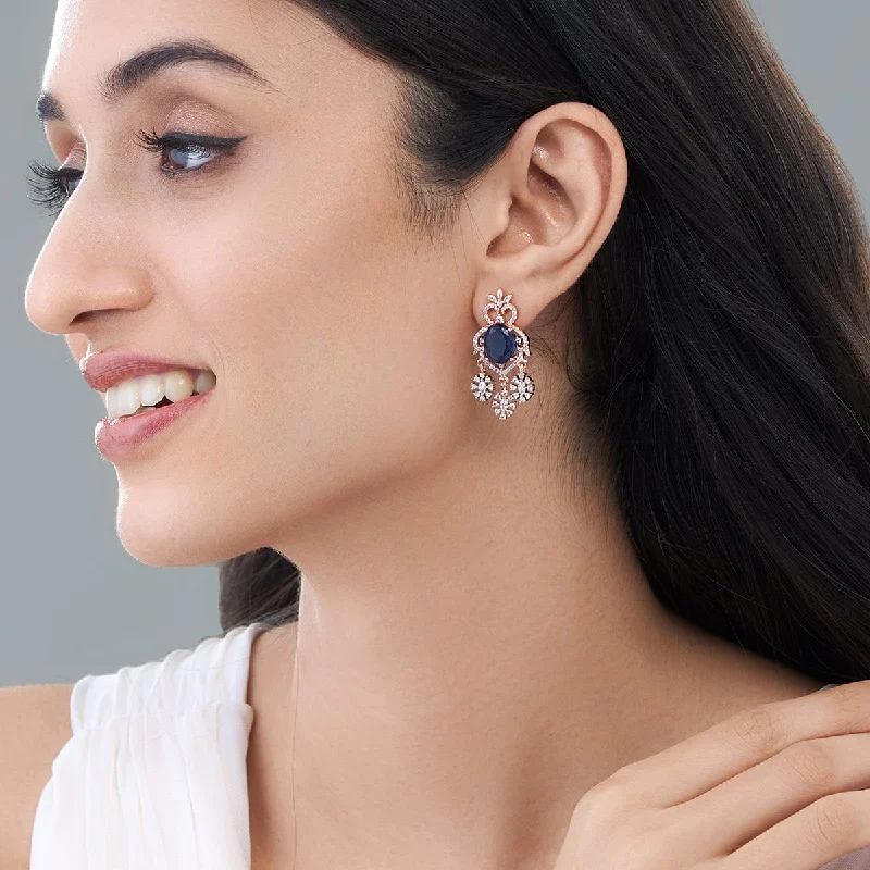 women trendy earrings -Zircon Earring 155402