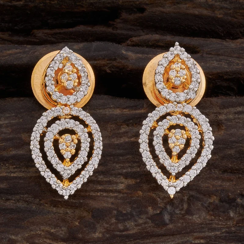 women hoop earrings -Zircon Earring 163200