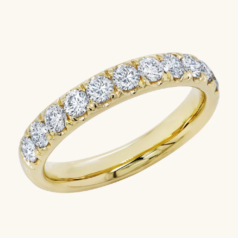 women gemstone rings -3.00mm Diamond Band