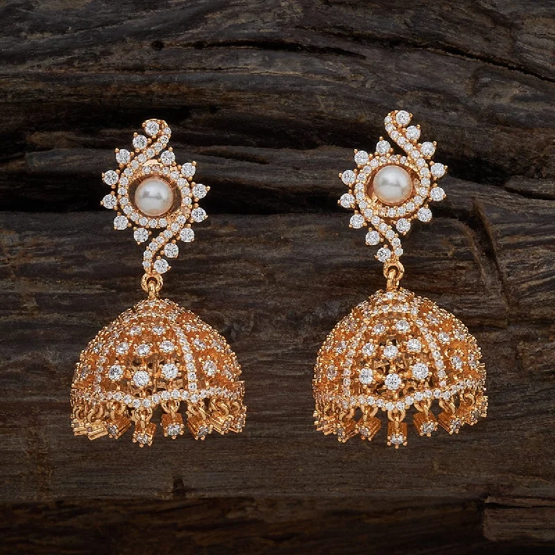 women pearl earrings -Zircon Earring 169450