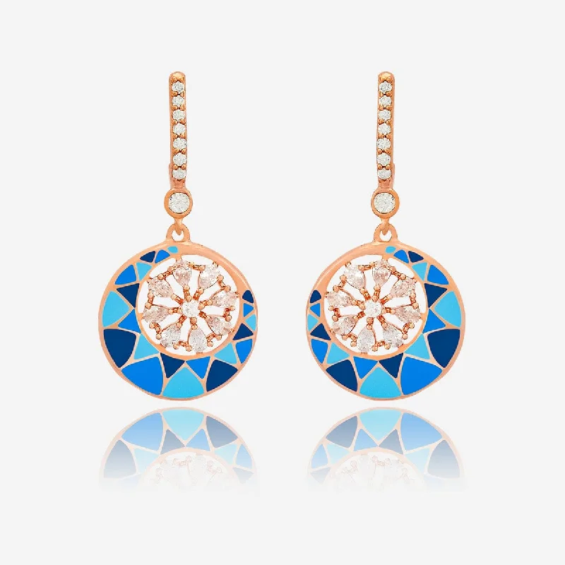 women luxury earrings -Meenakari Zircon Earring 169728