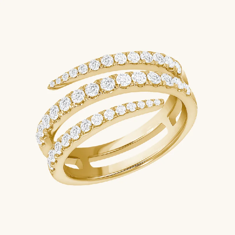 women heart-shaped rings -Diamond Eloise Ring