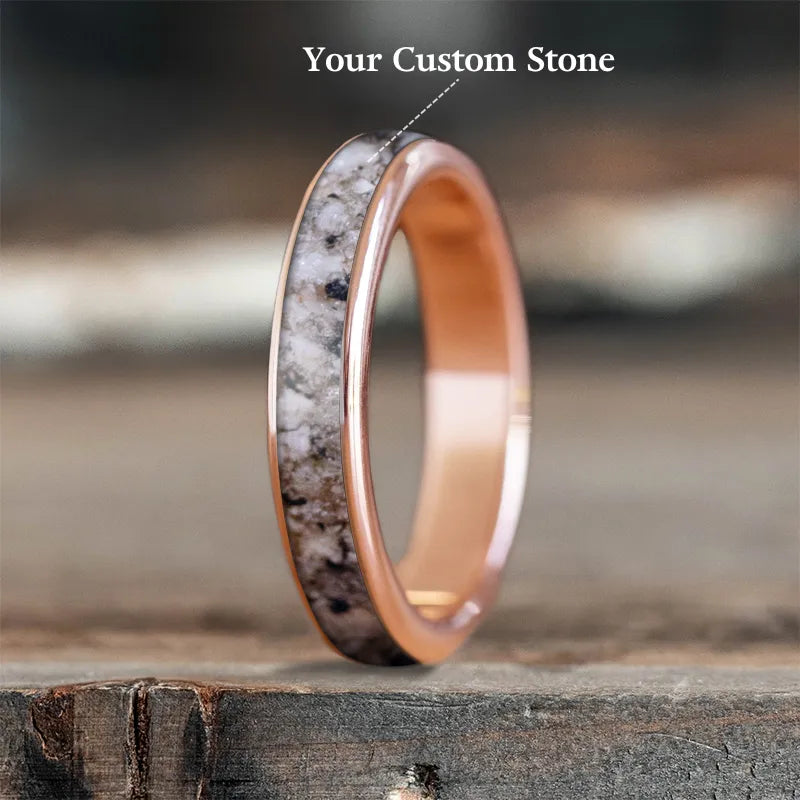 women luxury diamond rings -Custom Design - Ladies Single Inlay Ring Fqvm_St1rRZ8NuFy4wRnDzaM