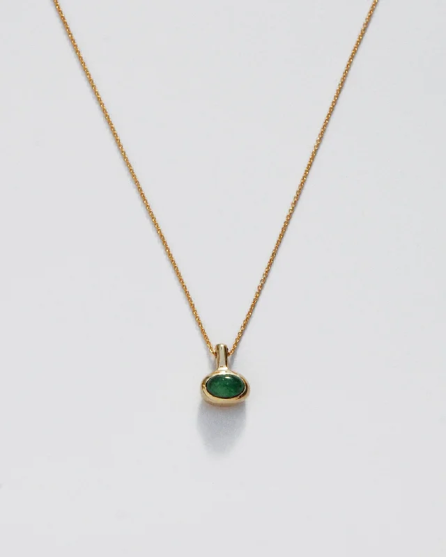 women friendship necklaces -Lado Necklace in Emerald