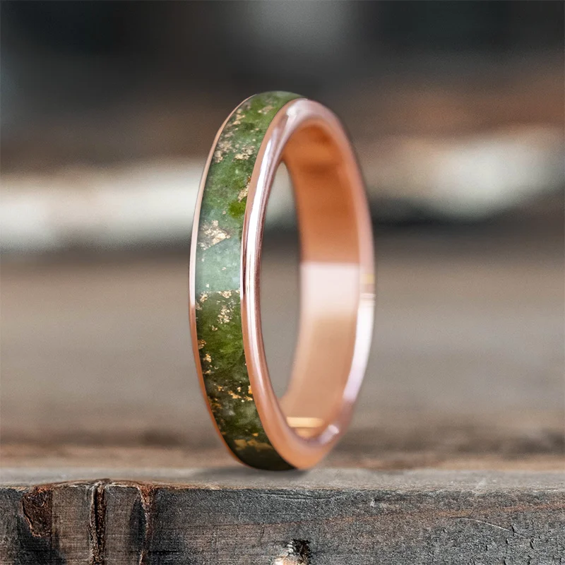 women classic wedding bands -Custom Design - Ladies Single Inlay Ring FXHS3EagGhG2Mdd3C7LYV2o2