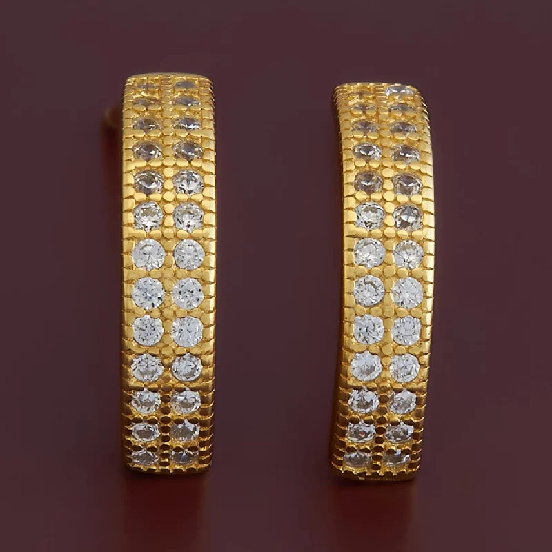 women statement gold earrings -92.5 Silver Earring 176817