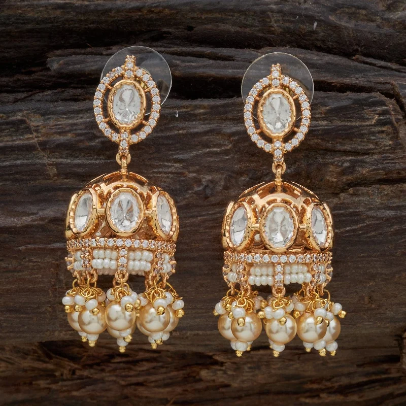 women vintage stud earrings -Kundan Earring 151635