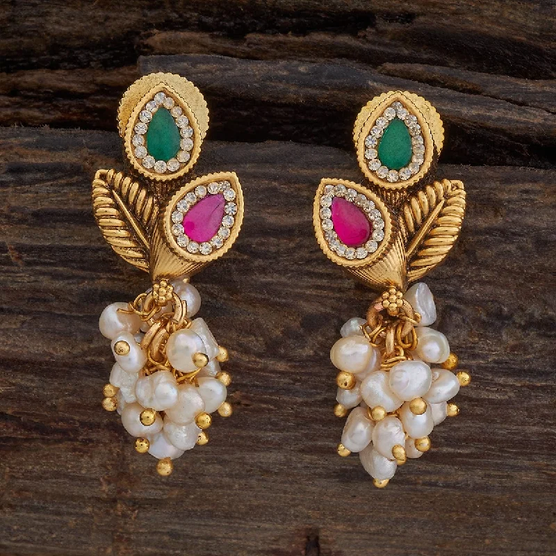 women gold stud earrings -Antique Earring 176920