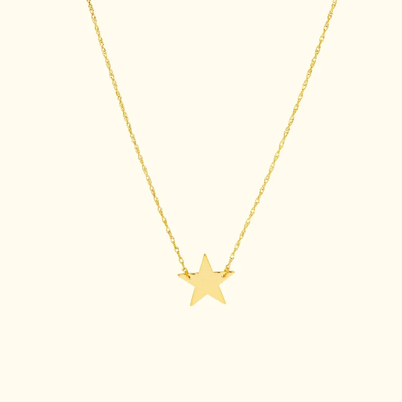 women double-layer necklaces -Mini Star Necklace