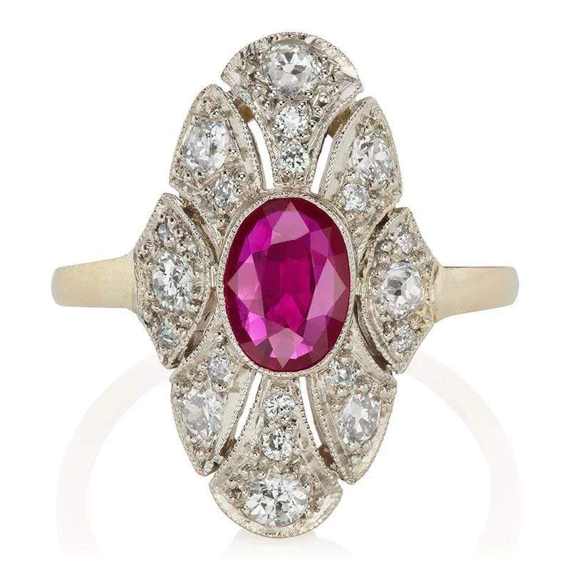 women gemstone engagement rings -Dolly