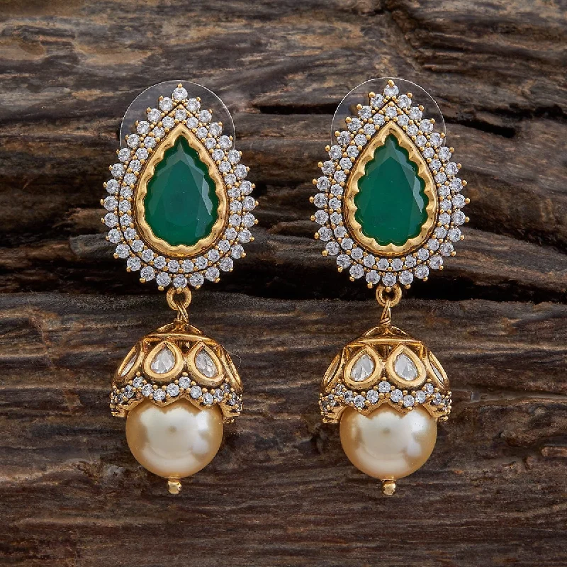 women drop earrings for women -Kundan Earring 173055