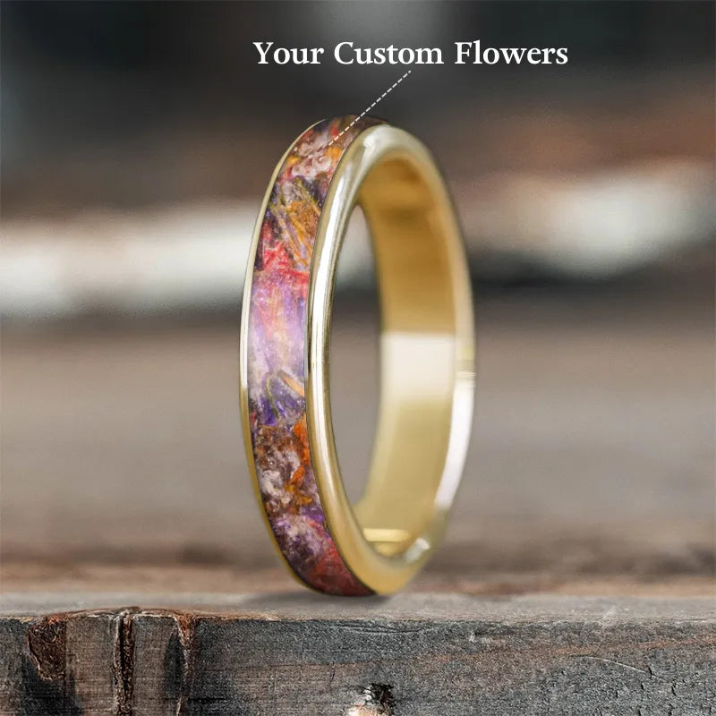 women trendy rings -Custom Design - Ladies Single Inlay Ring 2fLCfDreq5qF9E1hw7UMn6Bi