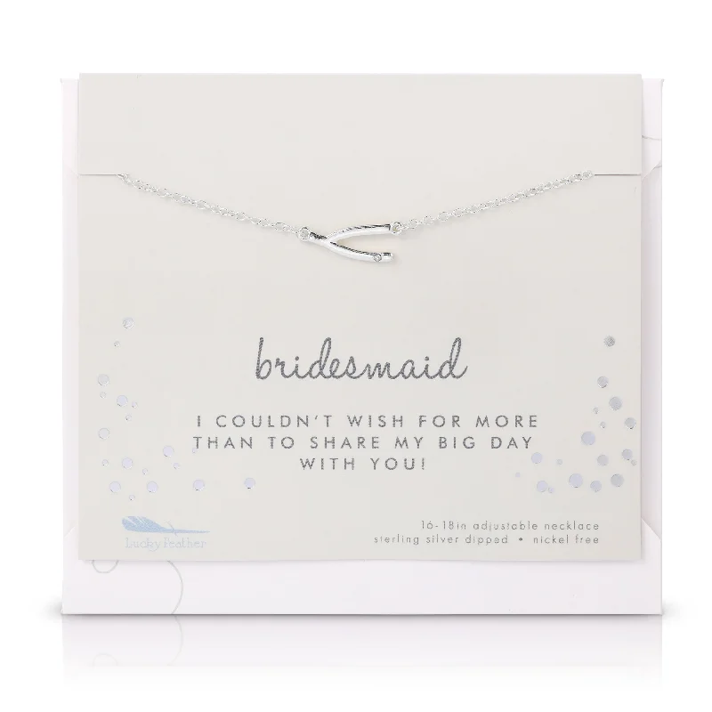 women luxurious necklaces -Best Day Ever Necklace - Bridesmaid