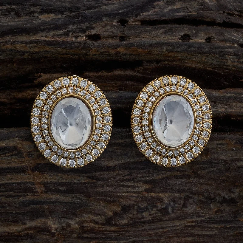 women gold earrings -Kundan Earring 173501