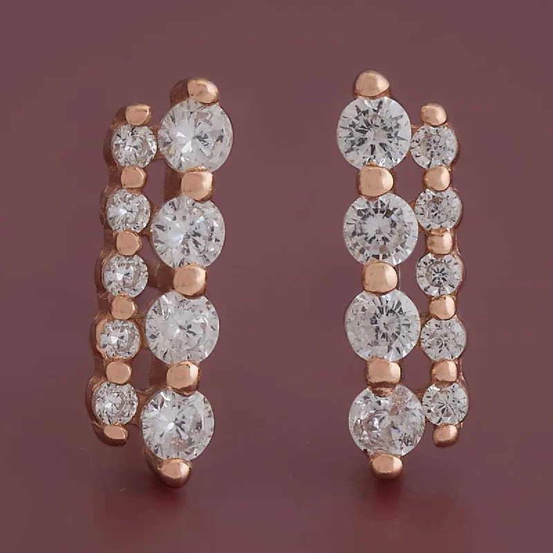 women sparkling gold earrings -92.5 Silver Earring 176558