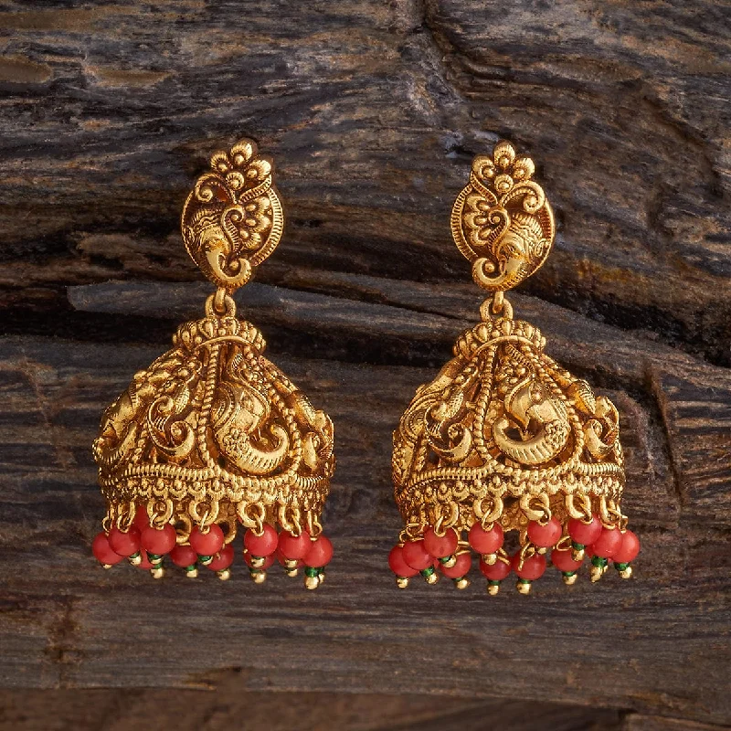 women gold earrings -Antique Earring 178067