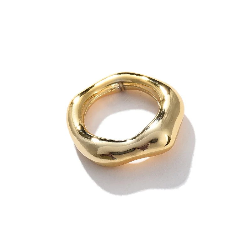 women engagement rings -Gold-plated Designer Finger Ring