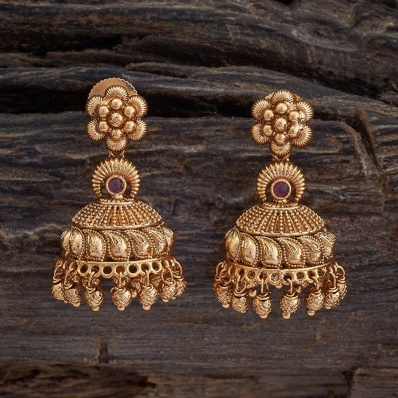 women minimalistic gold earrings -Antique Earring 172311