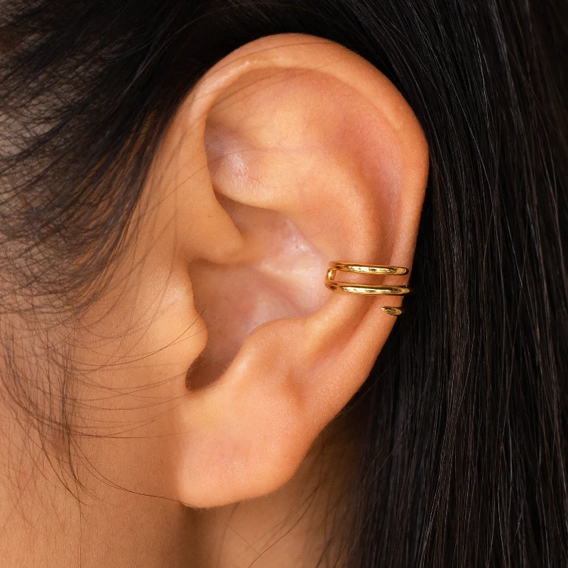 women fashion-forward earrings -Claw Ear Cuffs