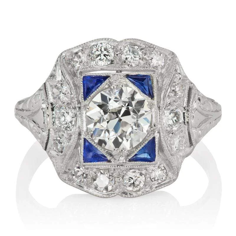 women vintage diamond rings -Violet