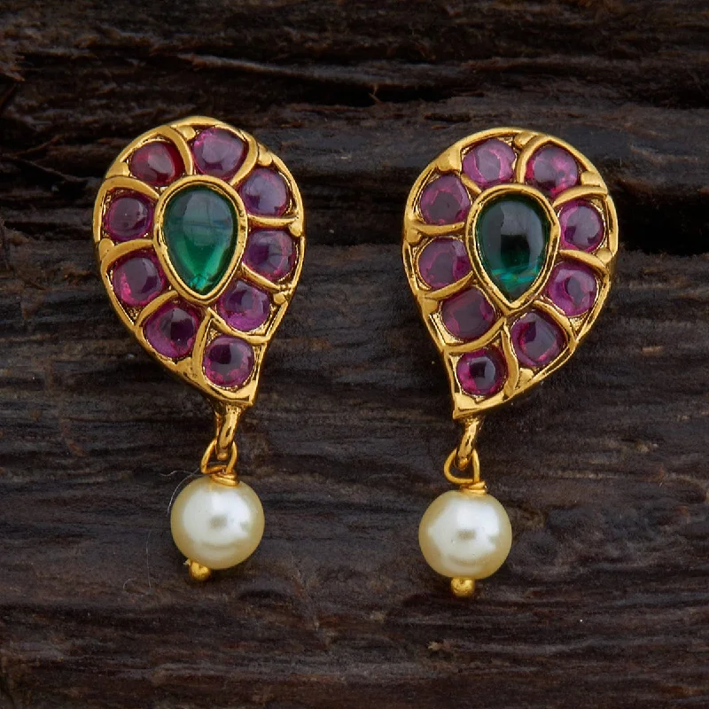 women affordable gold earrings -Antique Earring 150401