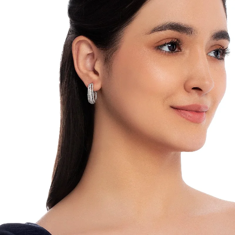 women chic earrings -Zircon Earring 154507