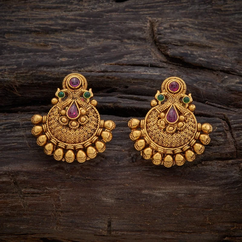 women statement gold earrings -Antique Earring 153658