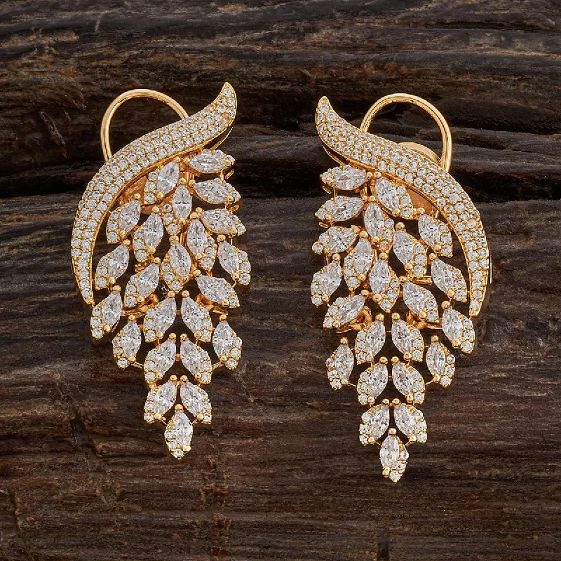 women trendy stud earrings -Zircon Earring 161796