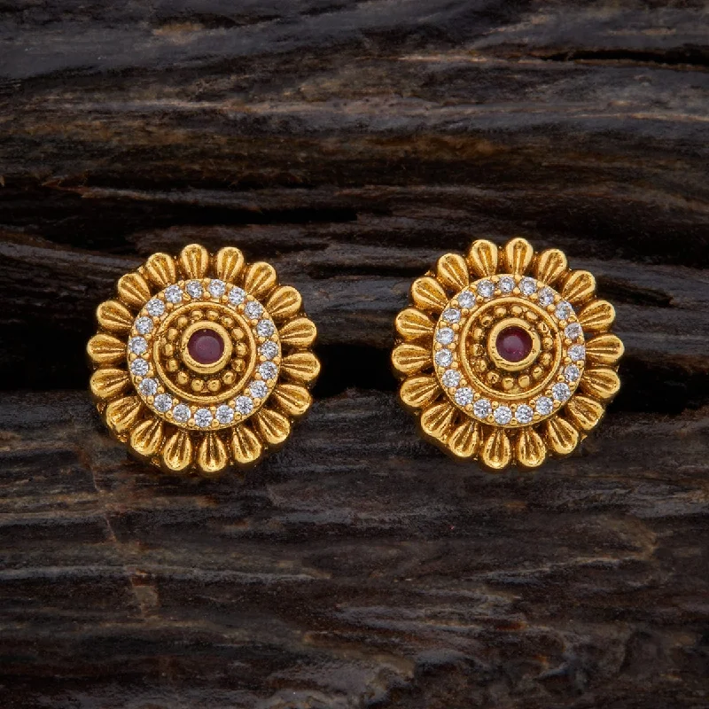 women trendy gold earrings -Antique Earring 149298