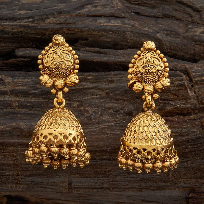 women minimalistic gold earrings -Antique Earring 160765