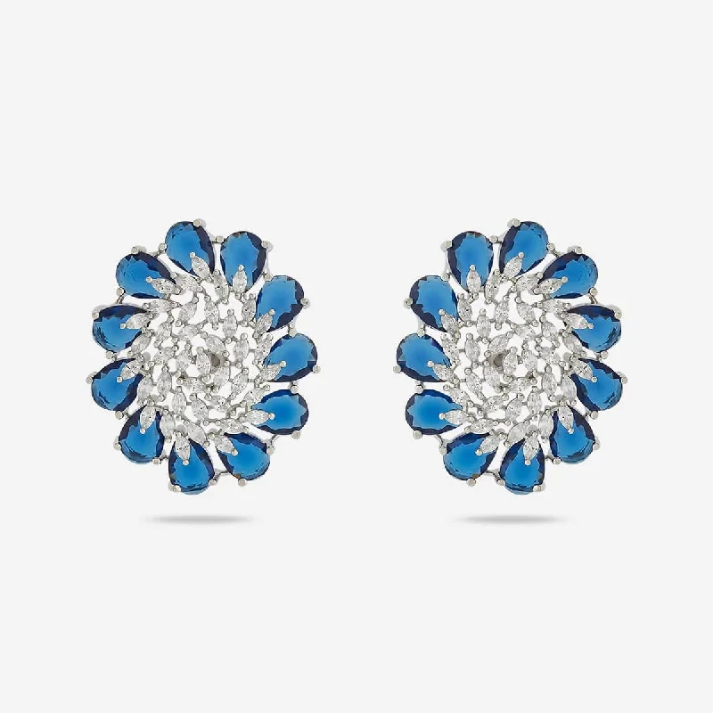 women eco-conscious earrings -Zircon Earring 157811