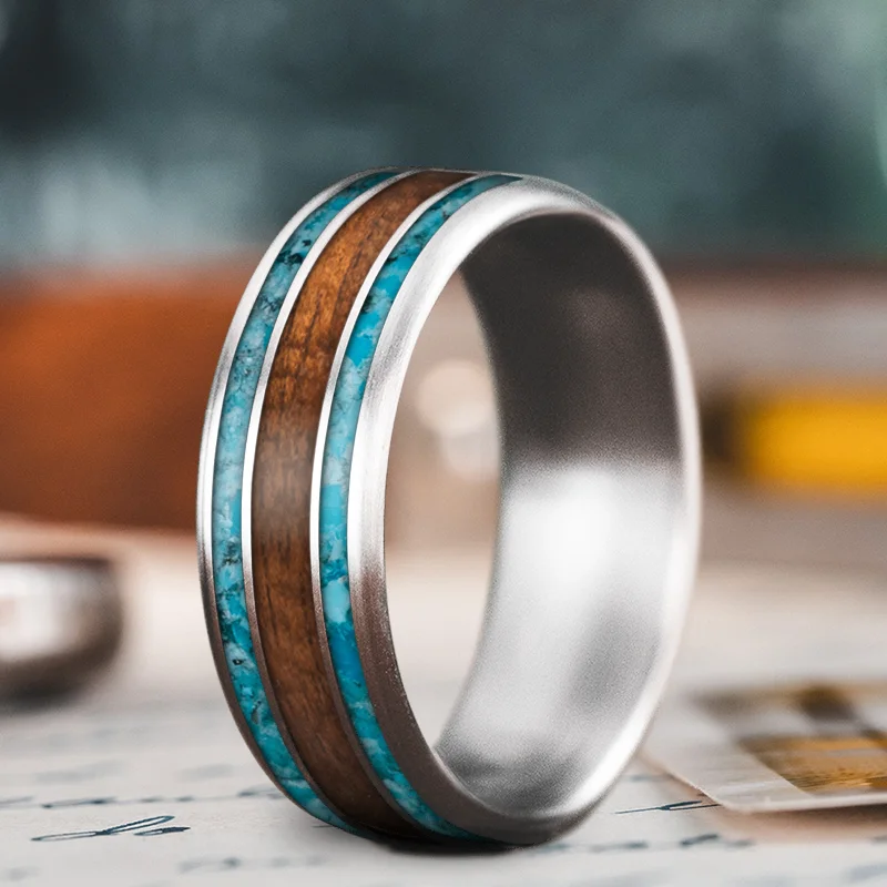 women wedding bands -Custom Design - 3-Inlay Wide Center Ring WFLT-g__swqdxIbycuzkYQ20