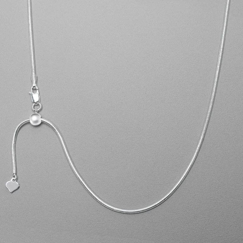 women trendy necklaces -Victoria Townsend .925 Sterling Silver Adjustable Soft Chain Necklace