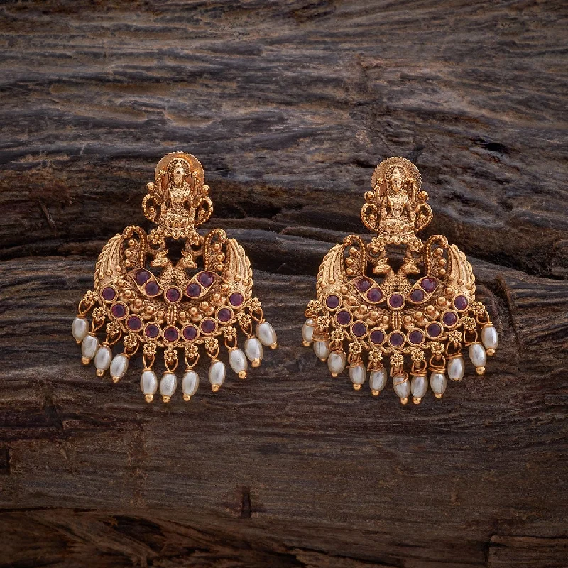 women gold stud earrings -Antique Earring 176240