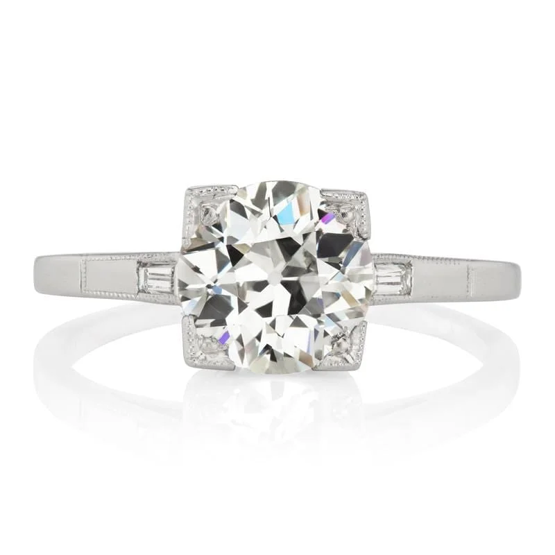 women gemstone engagement rings -Kitty