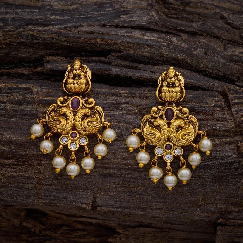 women luxury gold earrings -Antique Earring 162760