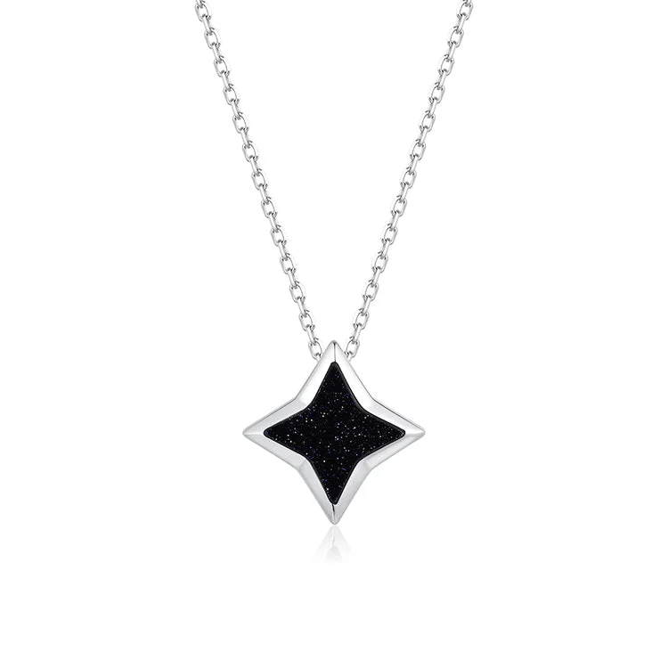 women luxury designer necklaces -"Starlit Dream" Sterling Silver Necklace