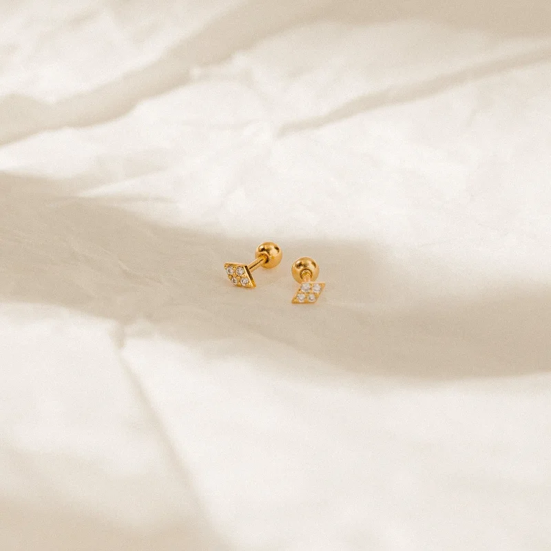 women stud earrings -Jocelyn Diamond Studs