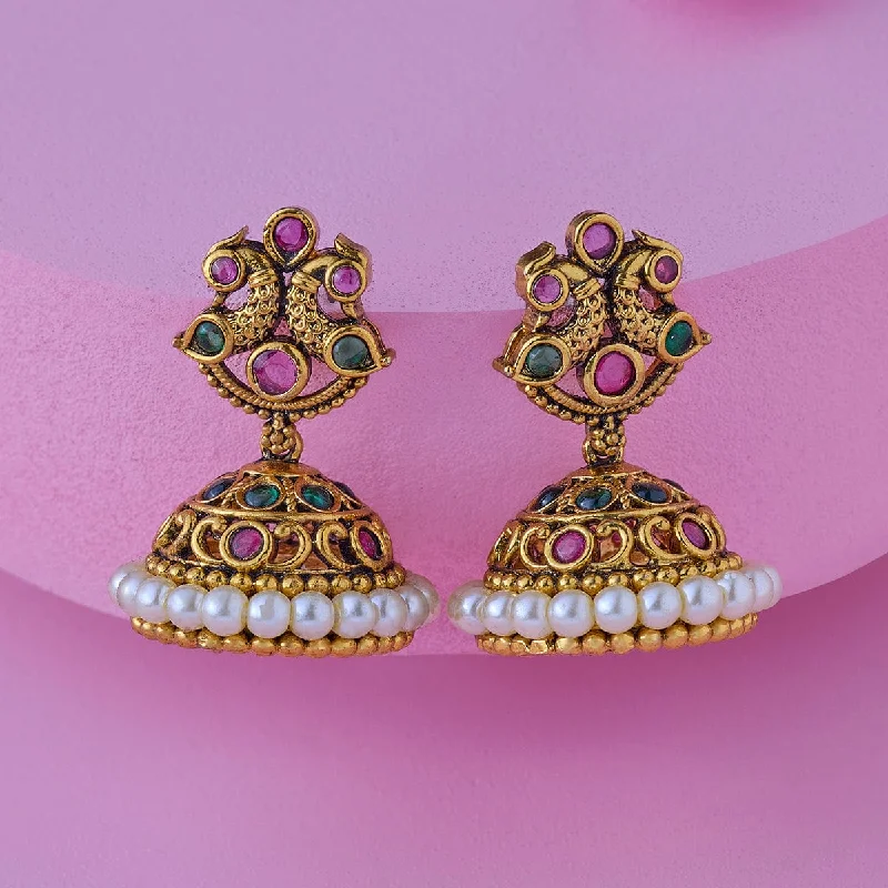 women luxury gold earrings -Antique Earring 160551